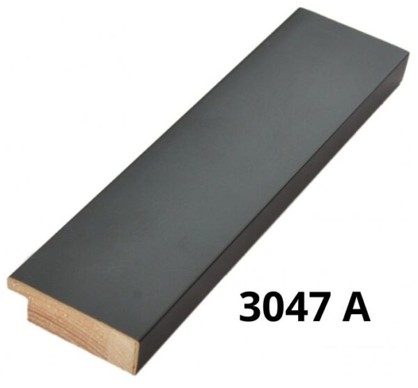 Nowoczesna Listwa Drewniana do Oprawy Obrazów – Seria 3047 (Płaski Profil)