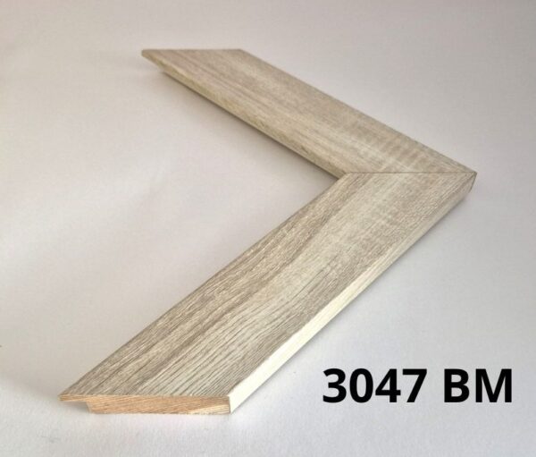 Nowoczesna Listwa Drewniana do Oprawy Obrazów – Seria 3047 (Płaski Profil)