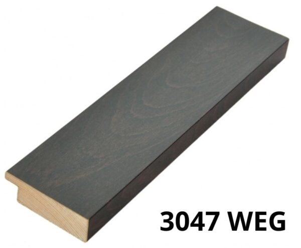 Nowoczesna Listwa Drewniana do Oprawy Obrazów – Seria 3047 (Płaski Profil)