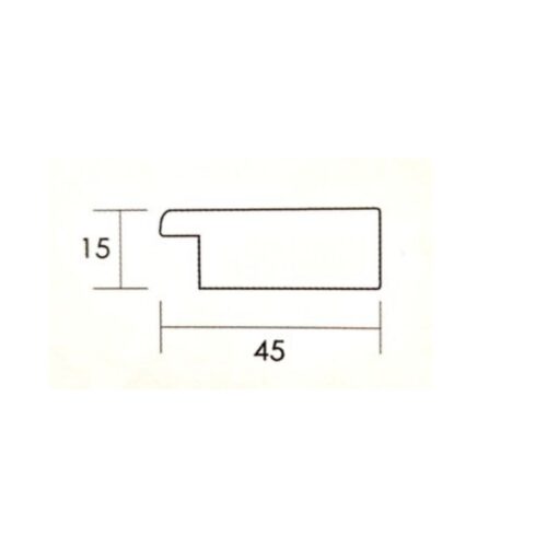 Nowoczesna Listwa Drewniana do Oprawy Obrazów – Seria 3047 (Płaski Profil)