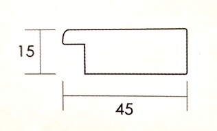 Nowoczesna Listwa Drewniana do Oprawy Obrazów – Seria 3047 (Płaski Profil)